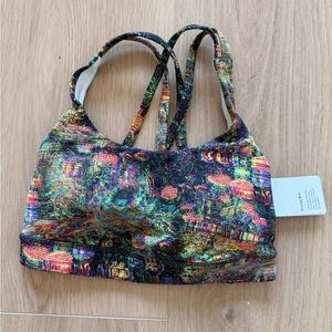 Lululemon Energy Bra - Size 2 - Glitch Tapestry Starlight Multi - NWT RARE